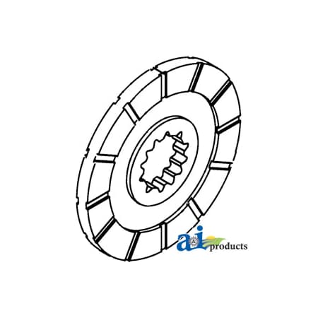 A & I Products Brake Disc 5" x5" x0.5" A-1975457C2